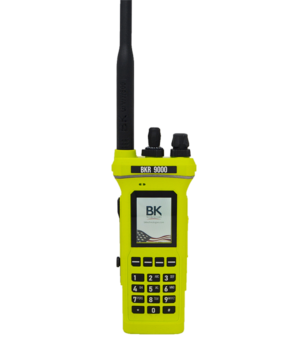 BKR 9000 Yellow hand held radio